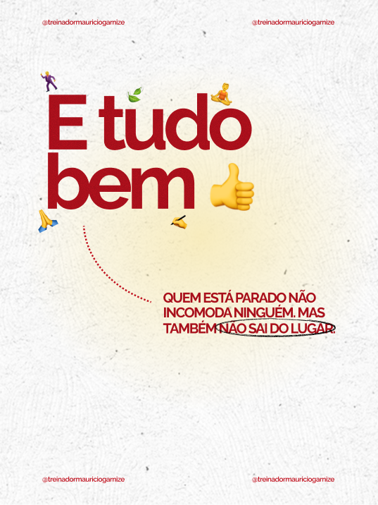 Post com a frase É tudo bem