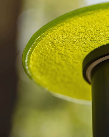 Detalhe de peça verde